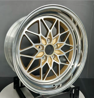 Jantes forgées Snowflake 17 18 19 20 pouces 18x9.5J 19x10J à lèvre polie 2 pièces pour Pontiac Trans Am Firebird