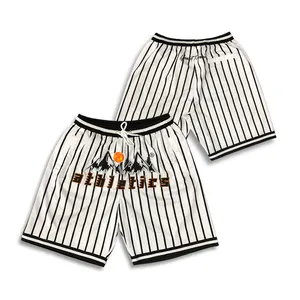 Großhandel anpassbare Multi-Style Basketball Shorts Sublimation Stickerei Logo Design Basketball Shorts
