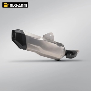 Nouveau système d'échappement AK pour <span class=keywords><strong>YAMAHA</strong></span> <span class=keywords><strong>T700</strong></span> Tenere700, avec couvercle en carbone modifié et embout de tuyau d'échappement, remplacement direct de l'échappement d'origine - Product Image 4