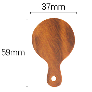 Bonne Qualité Rond Carré Forme Animale <span class=keywords><strong>Effet</strong></span> En Bois Miniature Plateau À Pain Résine Cabochon pour Elf Props - Product Image 3