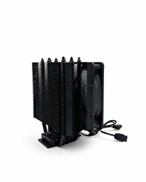 All Black RGB 120mm CPU-luchtkoeler met 5 heatpipes, torenkoeler, computerprocessor-koelventilator voor desktop gaming pc