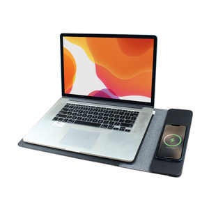 Custodia per Laptop in Pelle Morbida Ecologica Impermeabile con Caricatore Wireless 14/16 Pollici per Notebook <span class=keywords><strong>Macbook</strong></span> per Lavoro in Pelle PU - Product Image 2