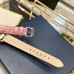 Montre automatique de luxe pour femme, cadran en nacre, accent de diamants flottants, boîtier bicolore, montre-bracelet élégante - Product Image 6