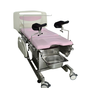 Elektrikli jinekolojik obstetrik çıkış tezgahı ve İşçi çalışma odası kullanımı için sandalye HFMED HFJK204-8 modeli CE ISO sertifikalı - Product Image 3