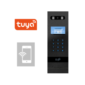Tuya ứng dụng thông minh hỗ trợ đa căn hộ IP hệ thống intercom ngoài trời nhà thông minh <span class=keywords><strong>video</strong></span> cửa điện thoại nhận dạng khuôn mặt không thấm nước - Product Image 4