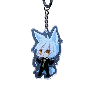 Custom Eco-friendly Transparent Anime Printed Acrylic Keychain