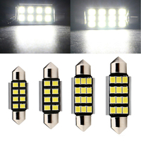 Canbus Festoon 2835 4SMD Led ampoule 12V blanc 31/36/39/41MM lampe plaque d'immatriculation porte dôme