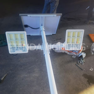 Projektör ışıkları açık Dusk şafak sensörü su geçirmez güvenlik aydınlatması 300w güneş enerjili sel ışıkları - Product Image 2