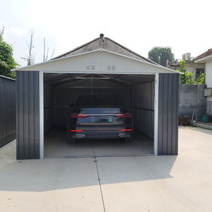 뜨거운 판매 야외 홈 금속 철 시트 컨테이너 강철 프레임 차고 주차장 보관 쉼터 간이 정원 건물 - Product Image 2