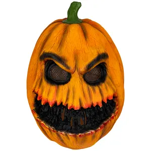 Latex Creepy Scary Horror Ghost Devil Mask Adult Party Masquerade Pumpkin Monster Clown Mask