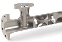 Mélangeur statique SUS304/SUS316 pour injection chimique en pipeline, mélange de boue de forage, mélange de ciment et traitement de fluides industriels