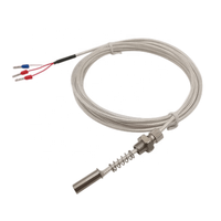 Sensor de Temperatura RTD PT100 Flexible de 300 Grados, 3, 4 y 6 Cables, Resistente al Agua, Sensor RTD de Platino PT1000