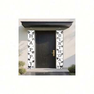 Bannière publicitaire de haute qualité pour porte, impression numérique économique, fournisseur de décoration extérieure - Product Image 1