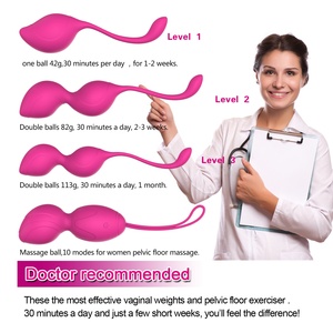 YLove Kit 3-in-1 con Uovo Vibrante Telecomandato in Silicone, Palline di Kegel per Esercizi del Pavimento Pelvico, Massaggiatore Vaginale per Donne - Product Image 5
