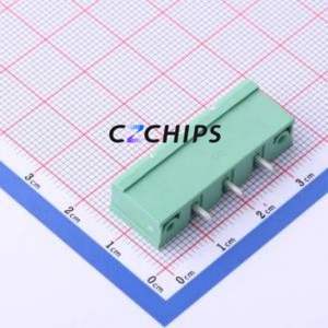 MC-PA7.62V03-F-0001 Plug-in Terminal Block Through hole,P=7.62mm Board-to-Board / Socket - Closed Screw Fixing 1x3P 7.62mm - Product Image 2