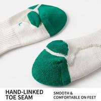 Chaussettes de sport pour hommes avec logo personnalisé, chaussettes de course respirantes en tissu éponge absorbant l'humidité, chaussettes de compression, vente en gros