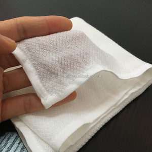 16x16 White Soft Skin Care Pure Gentle Baby Facial Cleansing Exfoliating Makeup Remover Bamboo <strong>Washcloth</strong> Muslin Face Cloth - Product Image 2