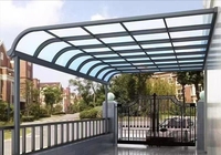 Auvent manuel en aluminium imperméable pour balcon et terrasse, avec toit en polycarbonate, anti-UV, coupe-vent, durable, pour maison et piscine
