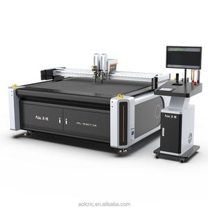 Jinan AOL 1625 CNC cortador de cuchillos <span class=keywords><strong>caja</strong></span> de dibujos animados de cartón pegatinas con herramienta de rueda plegada cuchillo oscilante cuchillo de fresado - Product Image 3