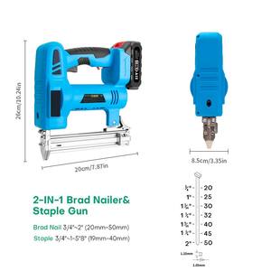 Pistolet à clous à gaz <span class=keywords><strong>sans</strong></span> <span class=keywords><strong>fil</strong></span> au lithium pour la maison Pistolet à clous droit non collé Pistolet à clous pour la décoration du bois - Product Image 5