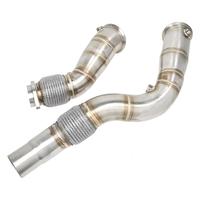 Tuyau d'échappement de remplacement en acier inoxydable S55 pour BMW F80 M3 Competition F82 M4 Coupé, pièces de tuning