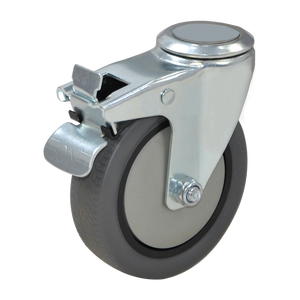 Uni-Silent 201 스테인리스 스틸 120kg 핸드 트롤리 ST120R-T2-D, 호텔 주방 다이닝 음식 서비스용 4륜 플랫폼 카트 - Product Image 2