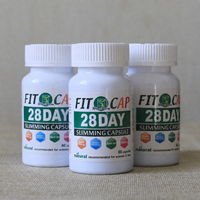 Pilules amincissantes Fast Fit Cap 28 jours pour femmes et hommes, détox, ventre plat, gestion du poids, complément alimentaire en capsules
