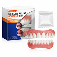 Kit de prothèses dentaires esthétiques Oralhoe pour un sourire naturel, ajustement confortable, remplacement temporaire des dents, vente en gros, marque privée