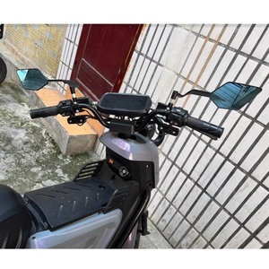 Nouveau style RSP Rétroviseur latéral <span class=keywords><strong>de</strong></span> <span class=keywords><strong>guidon</strong></span> pour <span class=keywords><strong>moto</strong></span> et scooter, en alliage d'aluminium, design plat, grand champ <span class=keywords><strong>de</strong></span> vision, type aile - Product Image 3