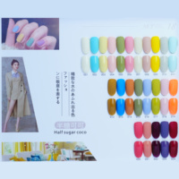 Ensemble de vernis à ongles en gel macaron 24 couleurs, gel UV LED, couleur pastel, vernis à ongles en gel, étiquette privée personnalisée OEM ODM, salon de manucure