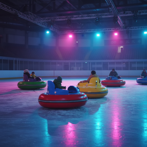 Voitures tamponneuses sur glace Cool Ride, tir au laser, voitures tamponneuses UFO, zone de rotation, voitures tamponneuses sur glace et neige - Product Image 5