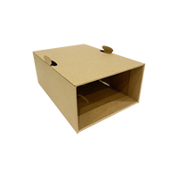 Boîtes de rangement en carton en gros conception de tiroir de fenêtre transparente étiquettes de marquage étanches matériaux recyclés pour le ménage