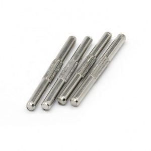Meilleures ventes : Épingles droites moletées en acier inoxydable Saitong avec logo OEM imprimé, 3,2x28mm, argent poli/noir, personnalisables - Product Image 4