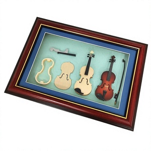 Cadre photo détachable créatif pour <span class=keywords><strong>instrument</strong></span> de musique, artisanat en résine, décorations d'intérieur, figurines, fabriqué en Chine - Product Image 1