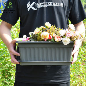 Pots de fleurs <span class=keywords><strong>en</strong></span> plastique décoratifs de grand jardin extérieur et intérieur bon marché <span class=keywords><strong>en</strong></span> <span class=keywords><strong>gros</strong></span> grande jardinière pour les plantes d'intérieur - Product Image 4