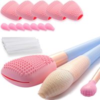 Couvre-pinceau de maquillage en silicone et protecteur pour pinceau