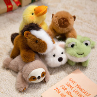Aimant de réfrigérateur Capybara en peluche, jouet mignon et doux en coton PP, 14 cm, cadeau d'anniversaire pour filles