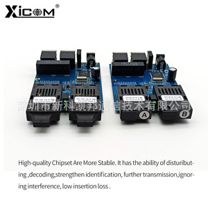 Placa PCBA Gigabit Xicom, 2 Puertos Ópticos, 2 Fibras Únicas, Ethernet 10/100/1000M para Comunicación en Red - Product Image 4