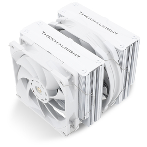 พัดลมระบายความร้อนซีพียู Thermalright FC140 สีขาว ความสูง 158 มม. แบบทาวเวอร์คู่สีขาวทั้งหมด ฮีทไปป์ 5x8 มม. 6.6W AM4 Frost Commander 140 สีขาว - Product Image 1