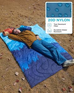 Couverture matelassée <span class=keywords><strong>ultra</strong></span>-légère imprimée numériquement, alternative au duvet, motif personnalisé, pliable, pour le camping et la randonnée en extérieur - Product Image 4