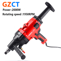 Perforadora de núcleo de diamante de alta potencia Jindu ZIZ-CF-9135 para hormigón armado, para fuentes de agua