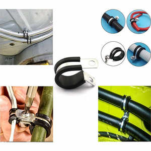 ชุดคลิปยึดสายเคเบิลแบบ U จำนวน 52 ชิ้น พร้อมยางรอง คลิปยึดสายเคเบิล ท่อ สายยาง ชุดคลิปยึดแบบคละขนาด - Product Image 5