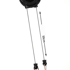 Hai đầu có thể thu vào keychain sáng tạo Keyring huy hiệu Reels ID chủ thẻ độc đáo chống mất dễ dàng để kéo khóa Keychain - Product Image 6