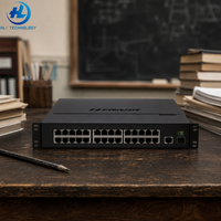 Switch de Fibra Óptica Gigabit SFP Empresarial de 24 Puertos 5700-28P-LI-24S-BAT con 4 Puertos Combo GE y Soporte para Batería Interna