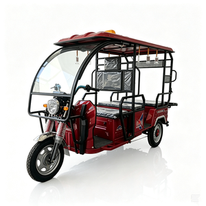 Triciclo Eléctrico de 6 Plazas con Carrocería Cerrada, Vehículo de Carga de Tres Ruedas - Product Image 1
