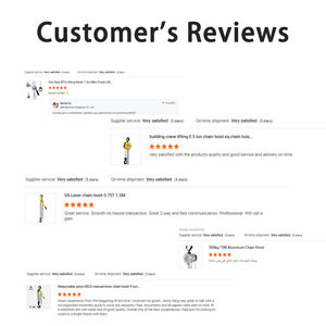 Palans à chaîne à levier manuel en acier au carbone galvanisé G80 avec frein à double pignon, guidage automatique de la chaîne et rotation à 360° °   Crochet de rotation - Product Image 6