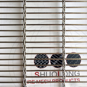 유연한 외벽 클래딩 스테인레스 스틸 와이어 메쉬 금속 메쉬 외관 패널 건축 금속 메쉬 커튼 - Product Image 5