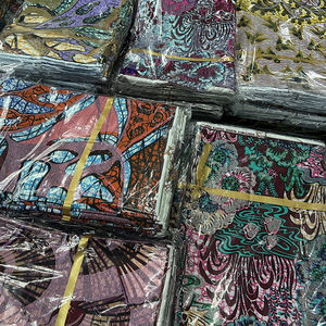 Nouveau tissu africain ciré, tissu ciré, tissu à estampage à chaud doré, tissu batik, tissu ciré à pois, tissu en coton ciré à chaud doré - Product Image 1