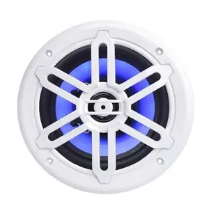 Waterproof Coaxial Speaker For Marine Boat 6.5 Inch 120 Watt With Led Ceiling Music Systems Loudspeaker Car Audio System