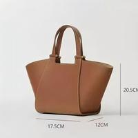 Sacs à main de luxe pour femmes en gros avec poignée supérieure, en cuir PU végétalien de haute qualité, logo personnalisé, sacs seau tendance pour femmes